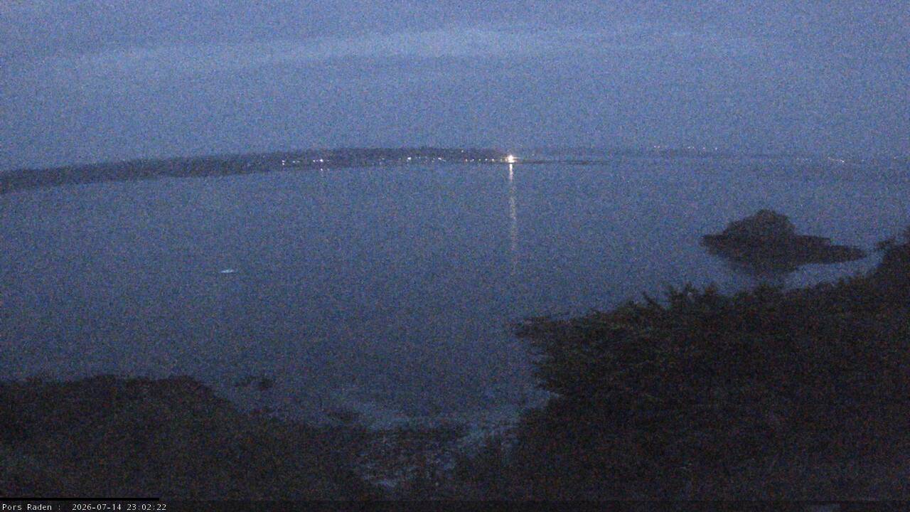 Vue mer en direct de la station