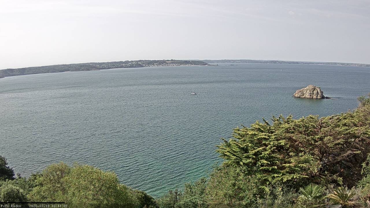 Vue mer en direct de la station