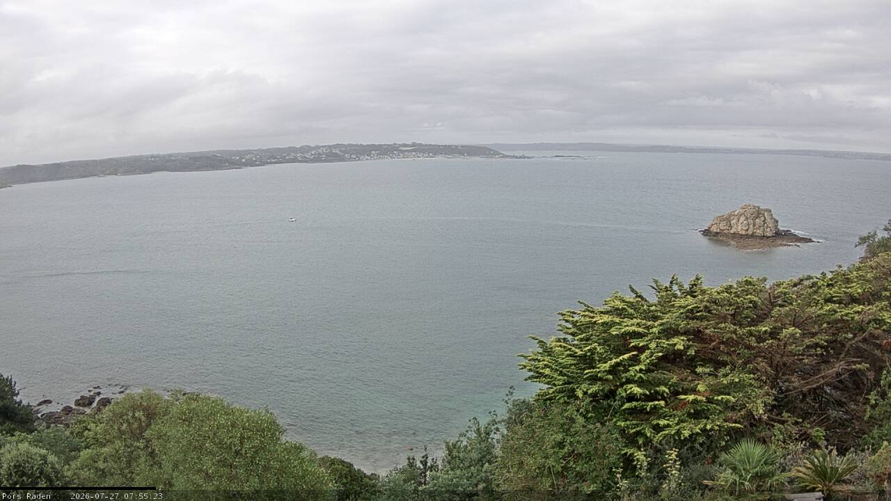 Vue mer en direct de la station