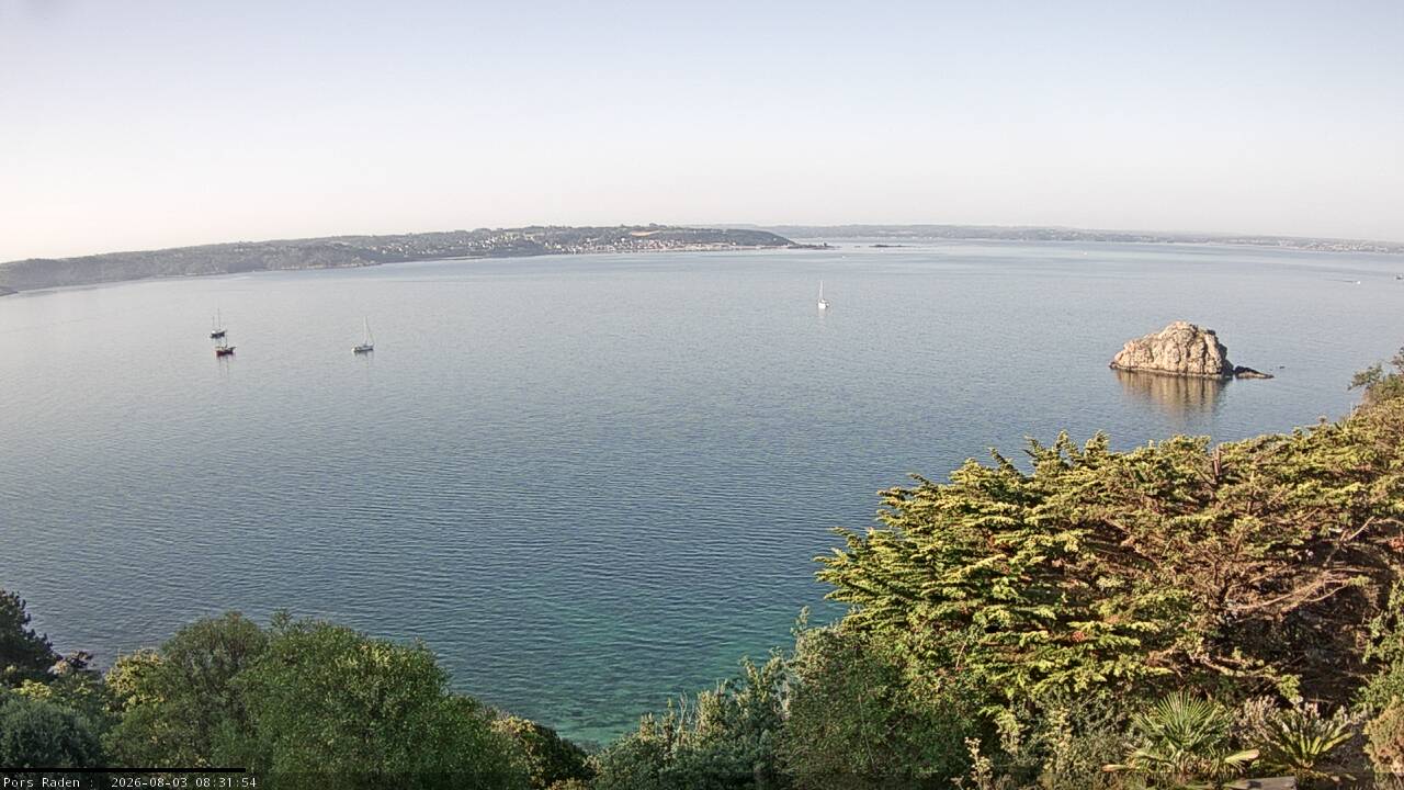 Vue mer en direct de la station