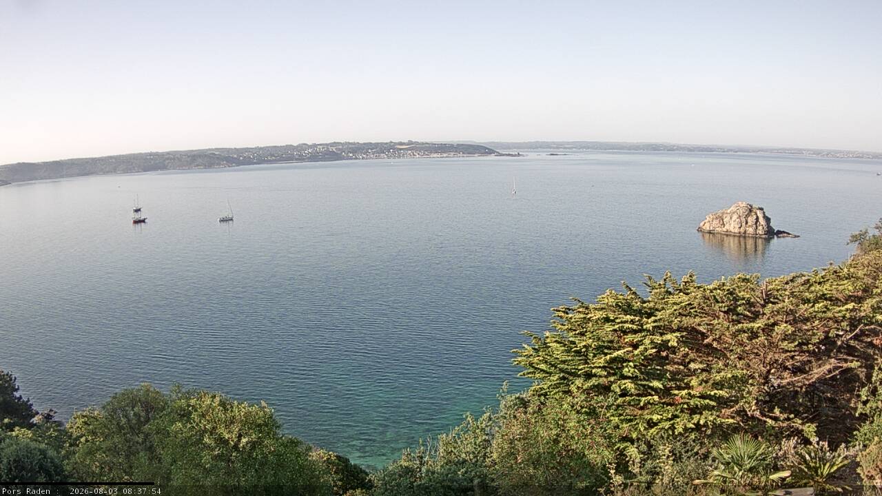 Vue mer en direct de la station
