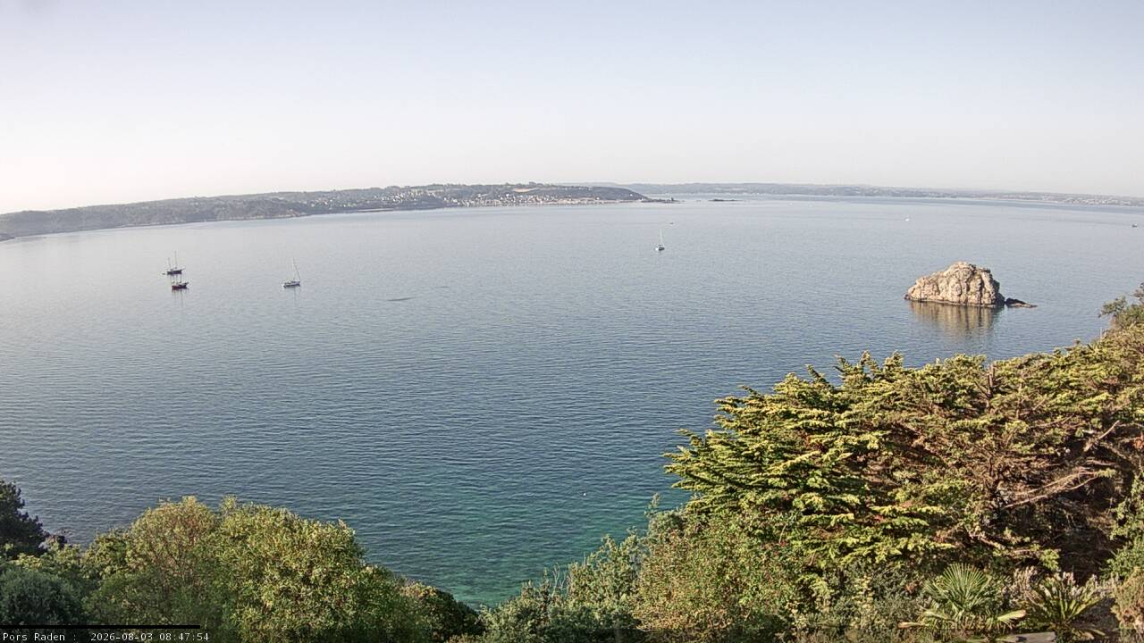 Vue mer en direct de la station