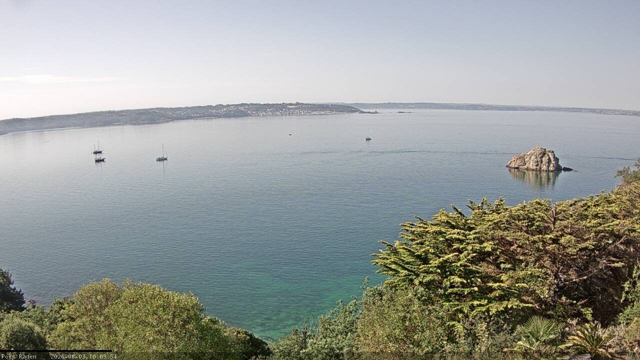 Vue mer en direct de la station