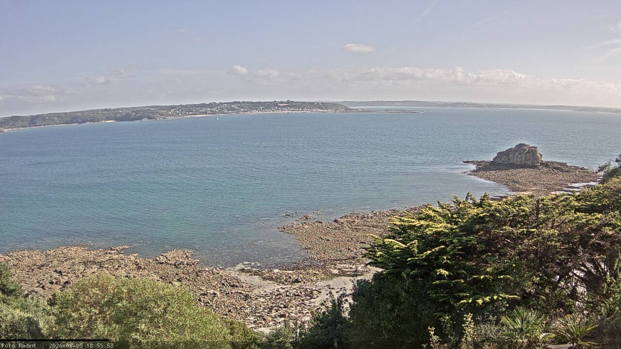 Vue mer en direct de la station
