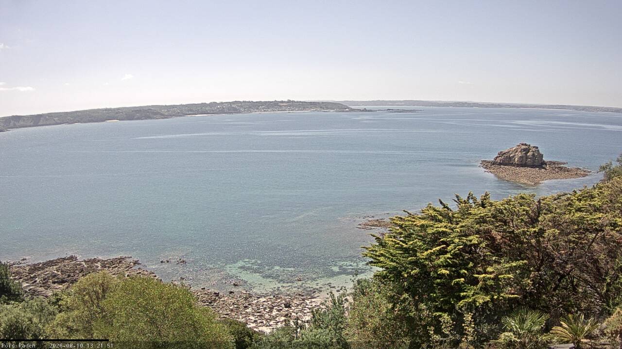 Vue mer en direct de la station