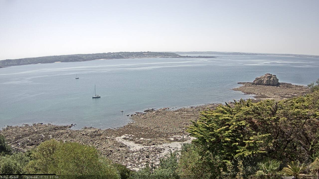 Vue mer en direct de la station