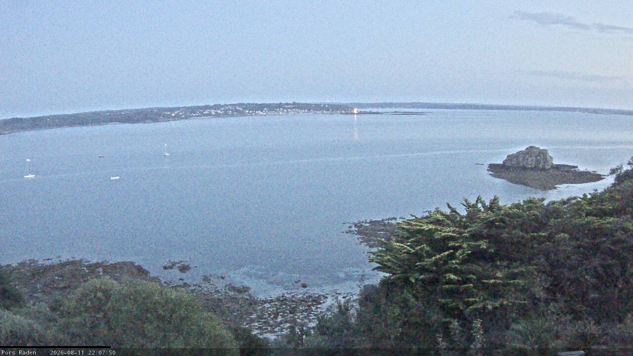 Vue mer en direct de la station