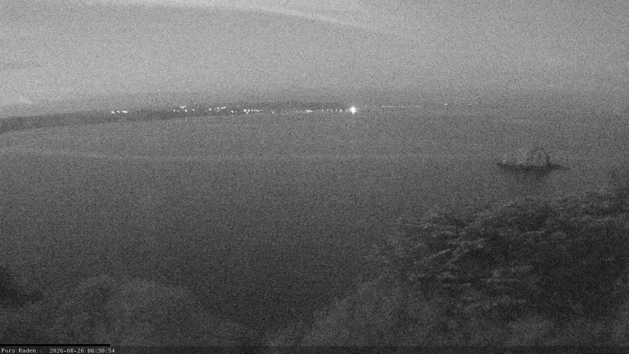 Vue mer en direct de la station