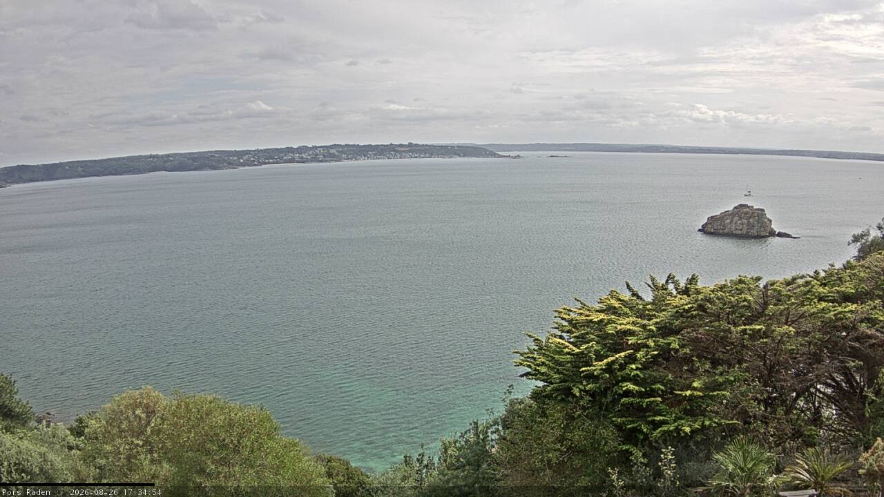 Vue mer en direct de la station