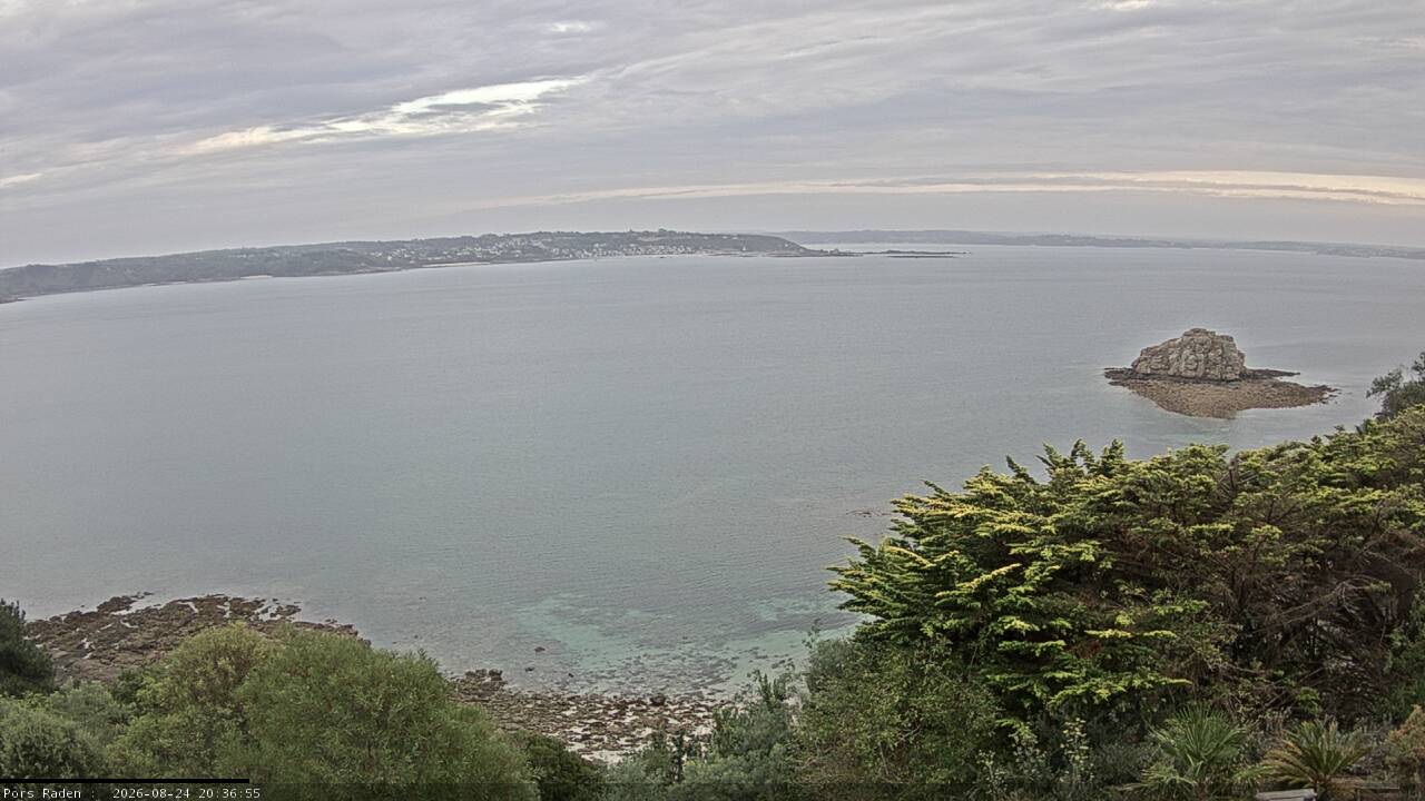Vue mer en direct de la station