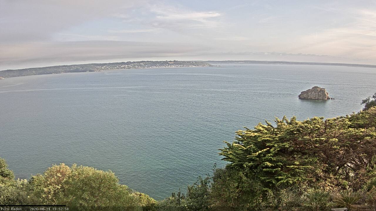 Vue mer en direct de la station
