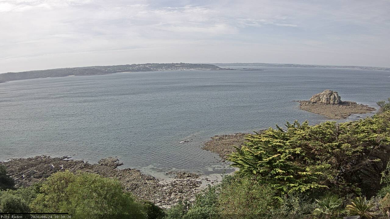Vue mer en direct de la station