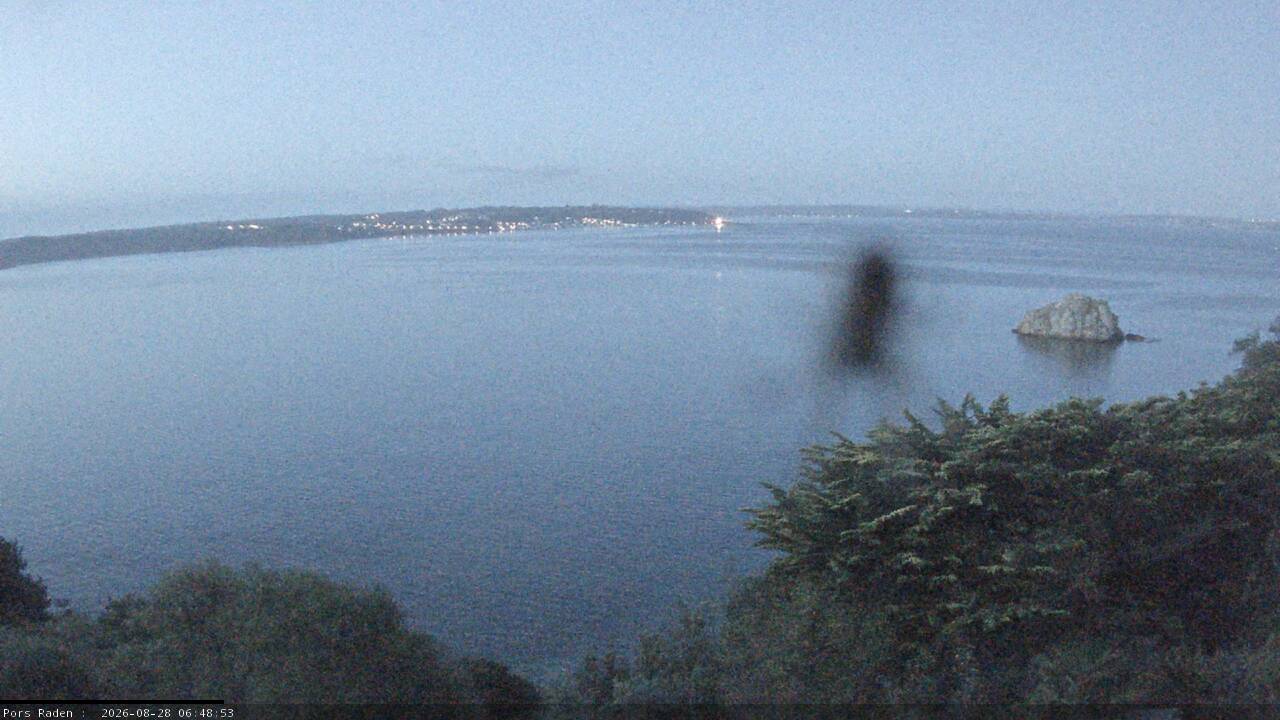 Vue mer en direct de la station