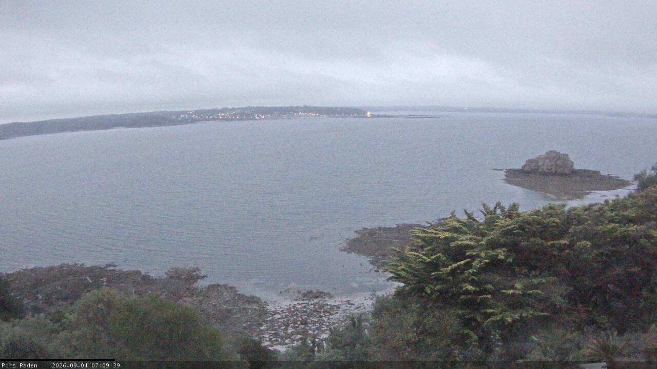Vue mer en direct de la station