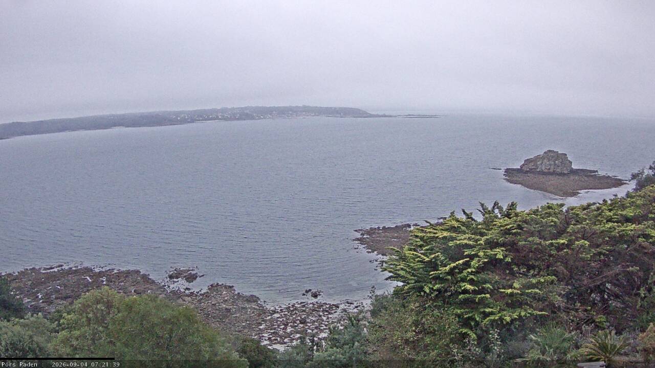 Vue mer en direct de la station