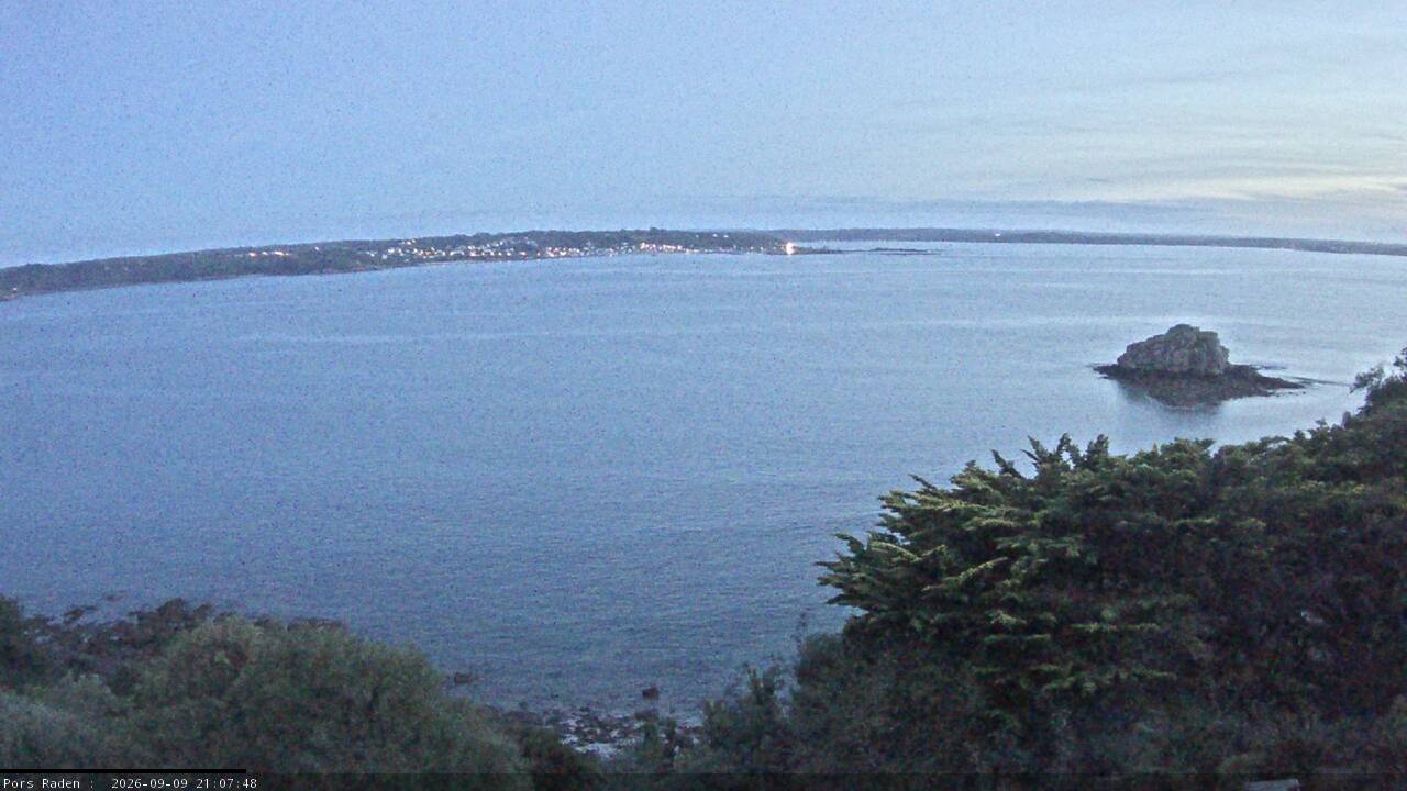 Vue mer en direct de la station