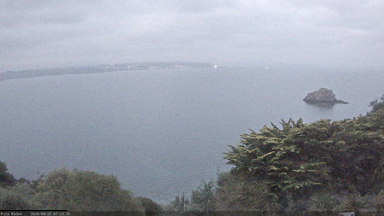 Vue mer en direct de la station
