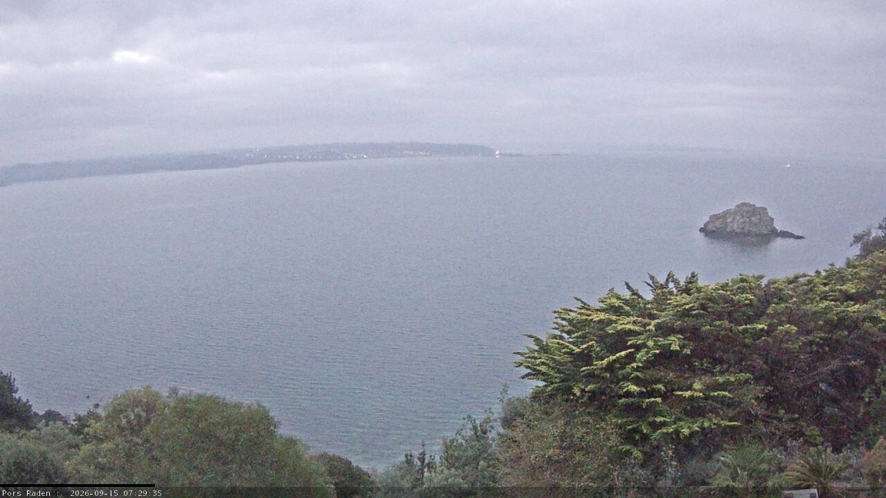 Vue mer en direct de la station