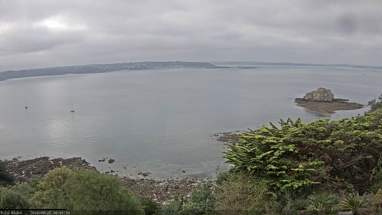 Vue mer en direct de la station