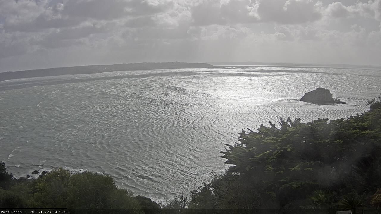 Vue mer en direct de la station